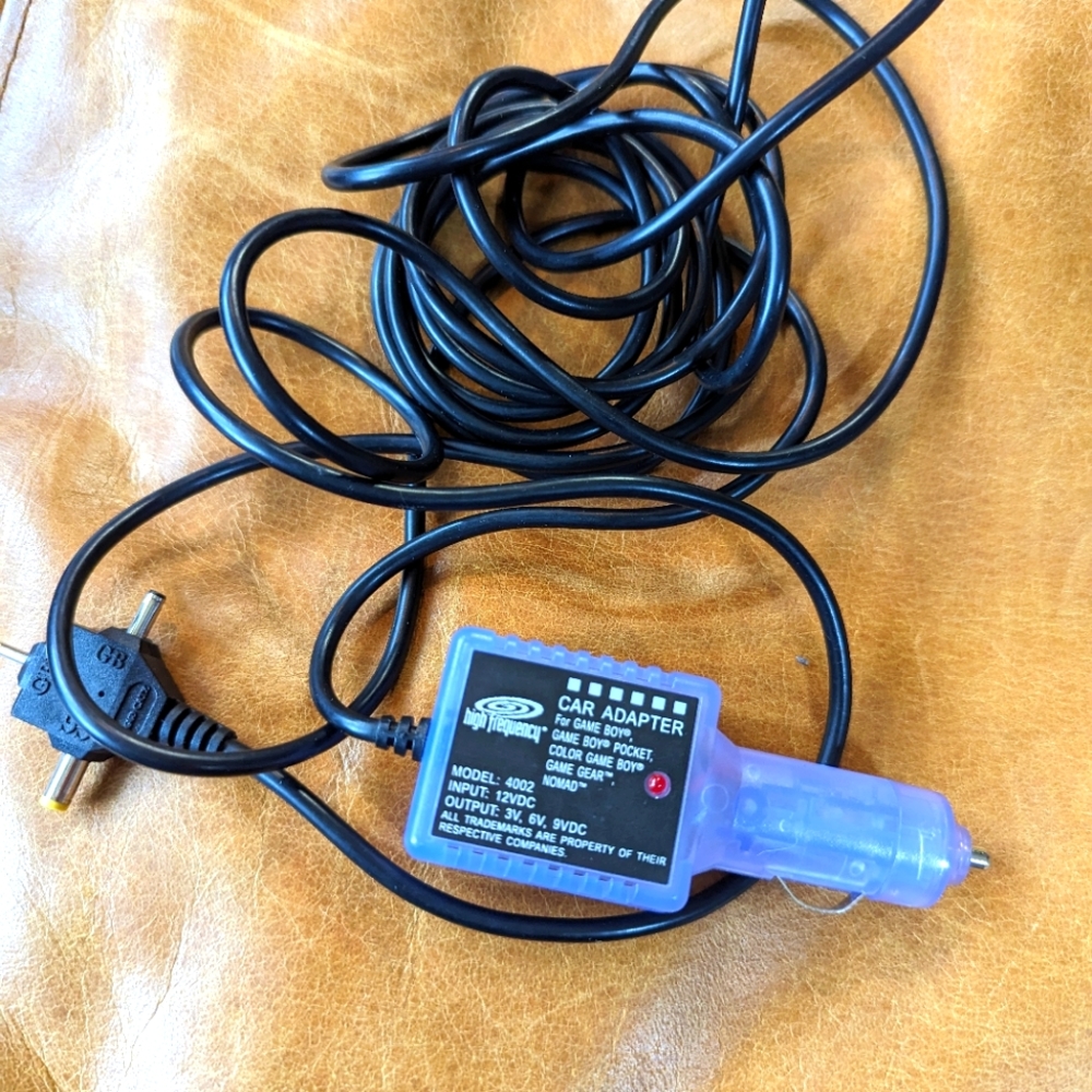 Gameboy Car Adapter